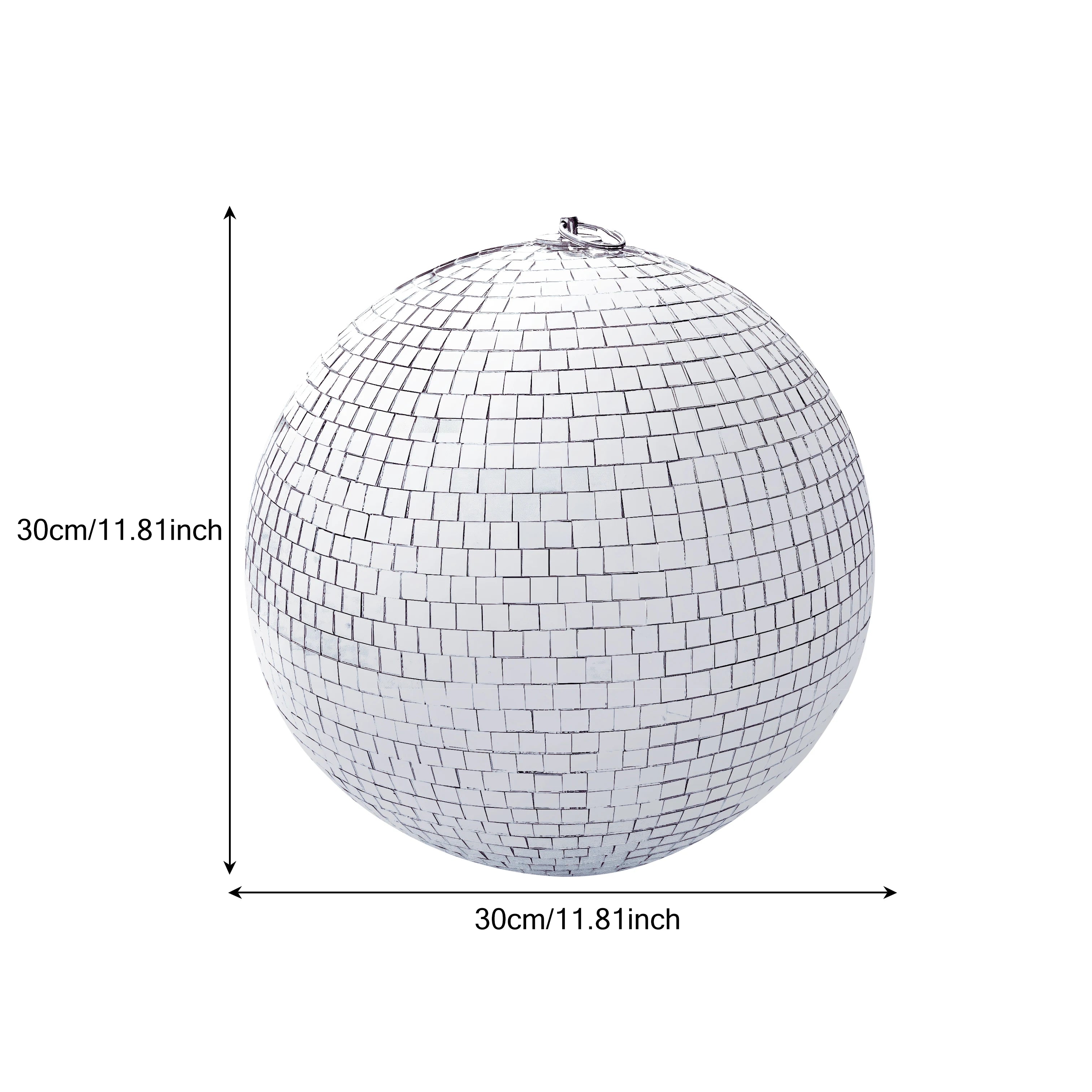 Disco Ball Mirror Ball 12 inch Mirror Ball Large Disco Ball Disco Ball 30 cm,Hanging Party for Party Design,Wedding Decoration.