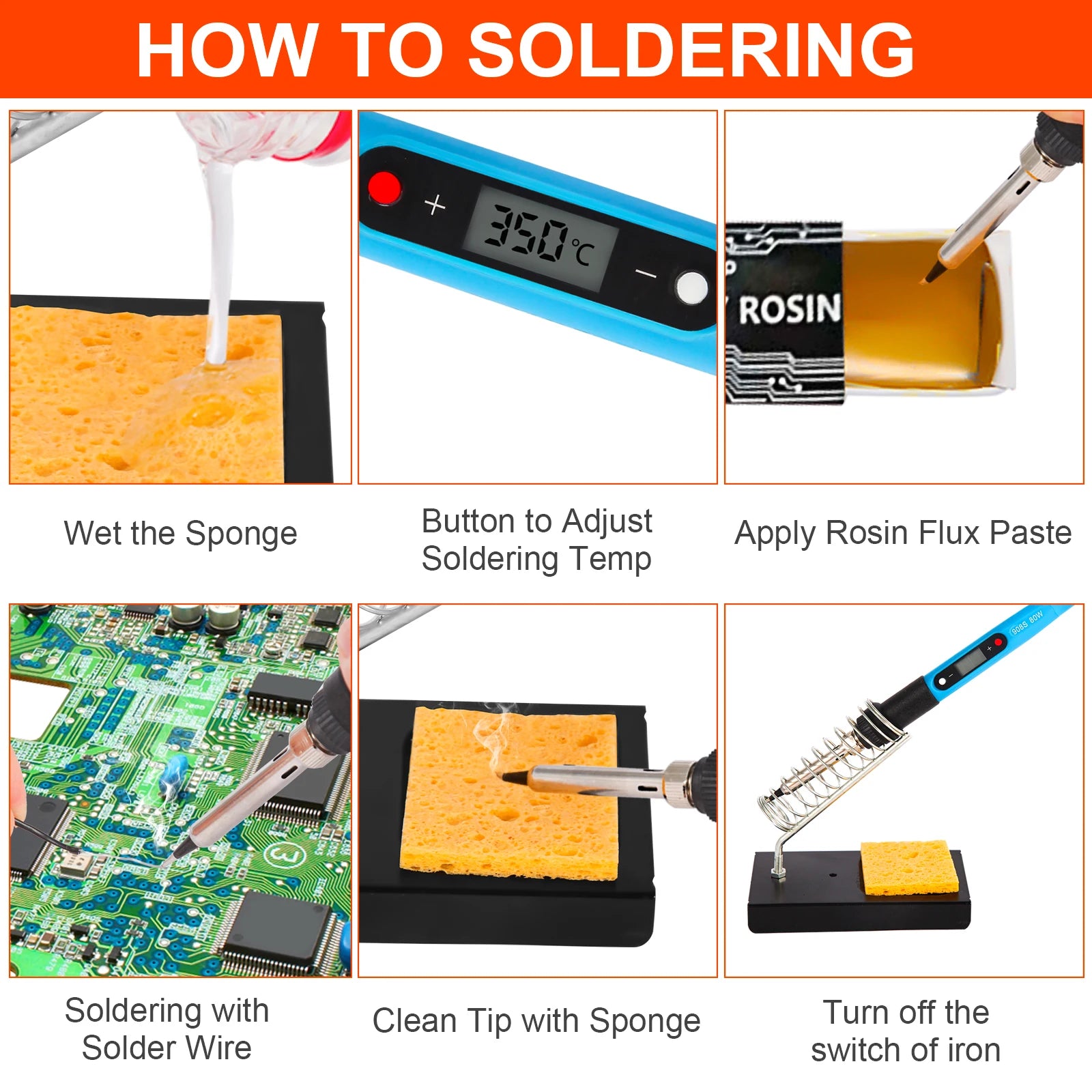 Soldering Iron Kit for Electronics Premium Quality Replacement Accessory