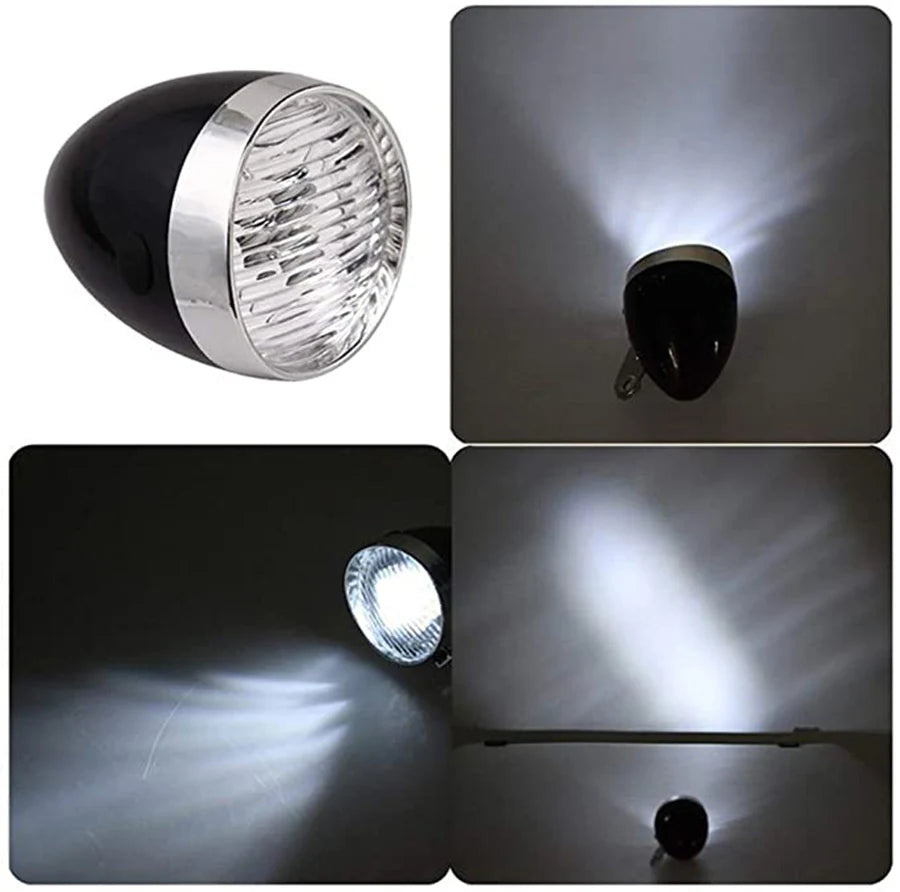 Vintage Bicycle Front Light 3 Premium Quality Replacement Accessory