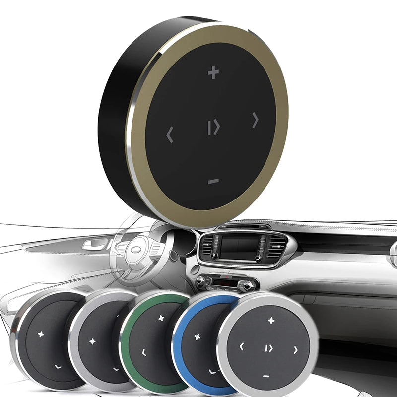 Steering Wheel Music Player Wireless Steering Wheel Cover Anti-Slip Comfort