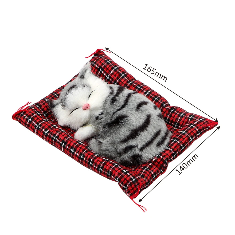 Lovely Plush Kittens Doll Toy Car Dashboard Ornament Decoration