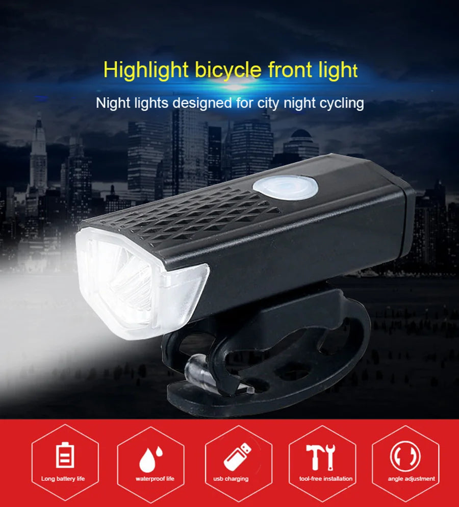 Bike Light Set Front with Premium Quality Replacement Accessory