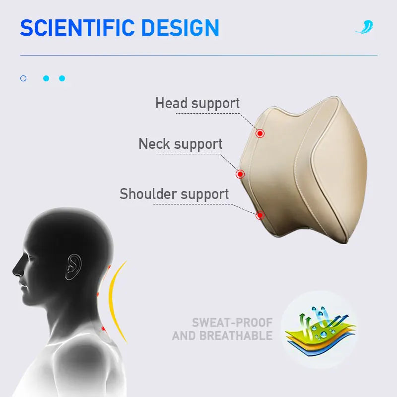 Car Headrest Pillow Interior Auto Premium Quality Replacement Accessory