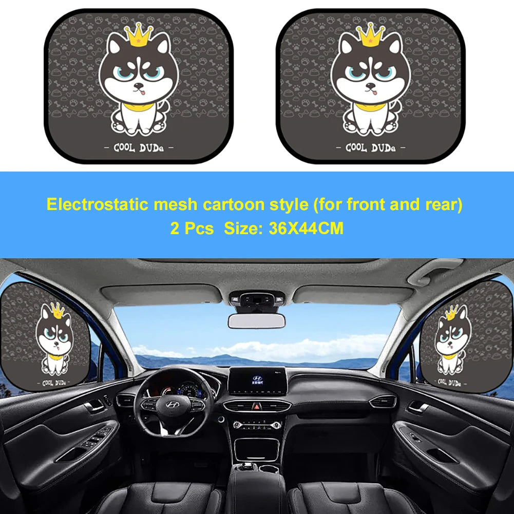 Cartoon Window Shade Characters Sun Car Sun Shade UV Protector