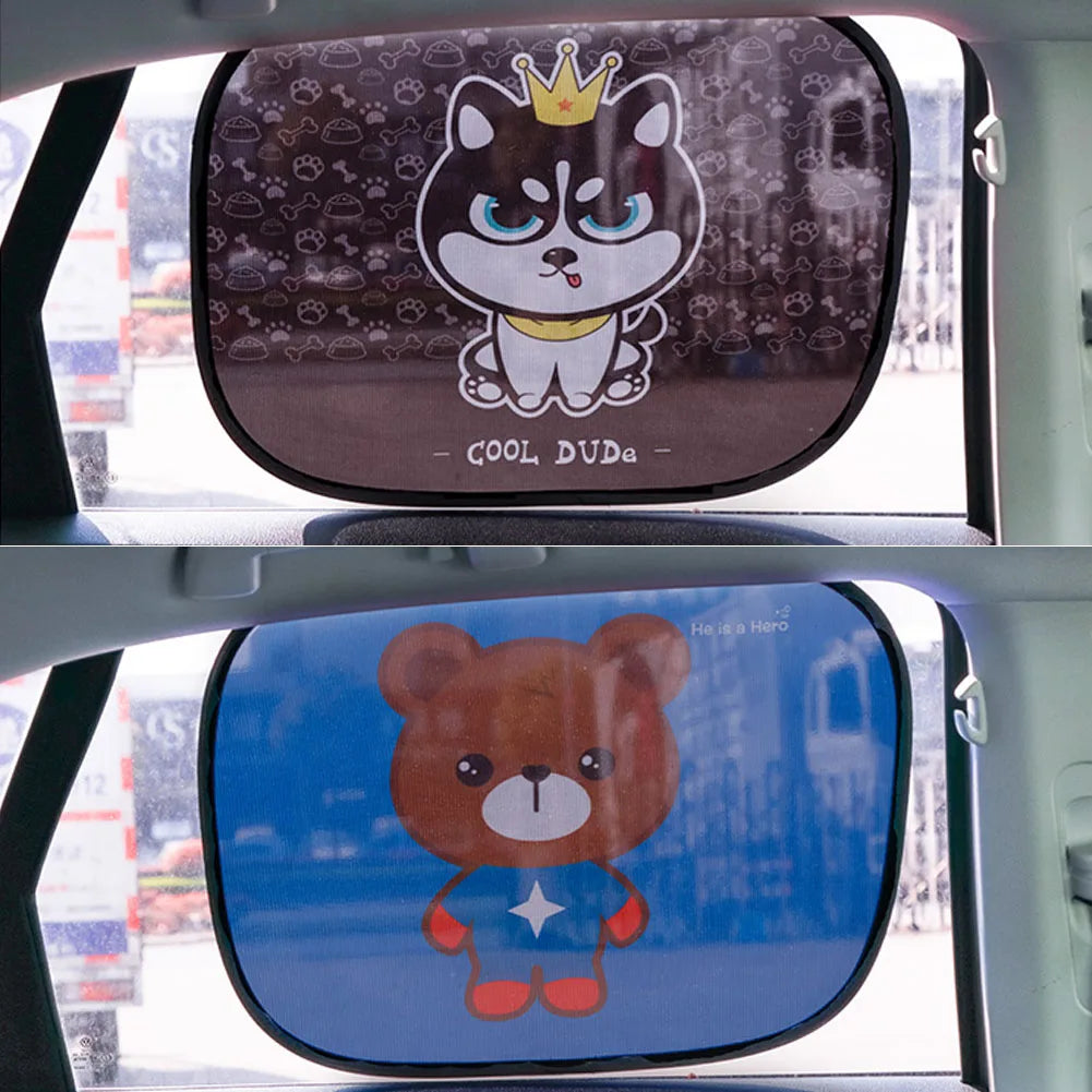 Cartoon Window Shade Characters Sun Car Sun Shade UV Protector