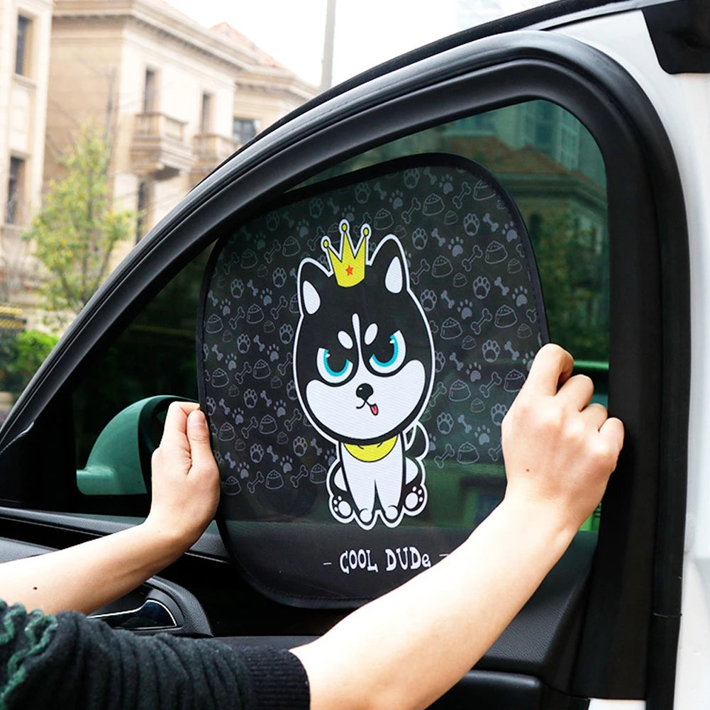 Cartoon Window Shade Characters Sun Car Sun Shade UV Protector
