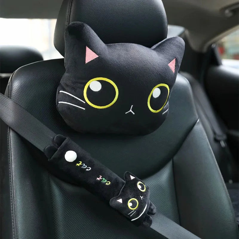 Cartoon Cute Cat Car Neck Premium Quality Replacement Accessory