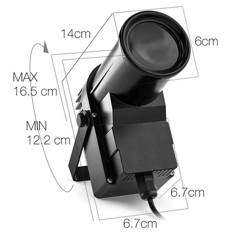 Remote Control LED Beam Spotlight KTV DJ Disco Light Colorful Party Light Spot Light Mirror Ball Reflective Effects Stage Light