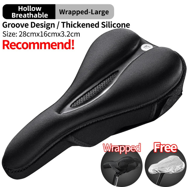 ROCKBROS Silicone Bicycle Saddle Hollow Premium Quality Replacement Accessory