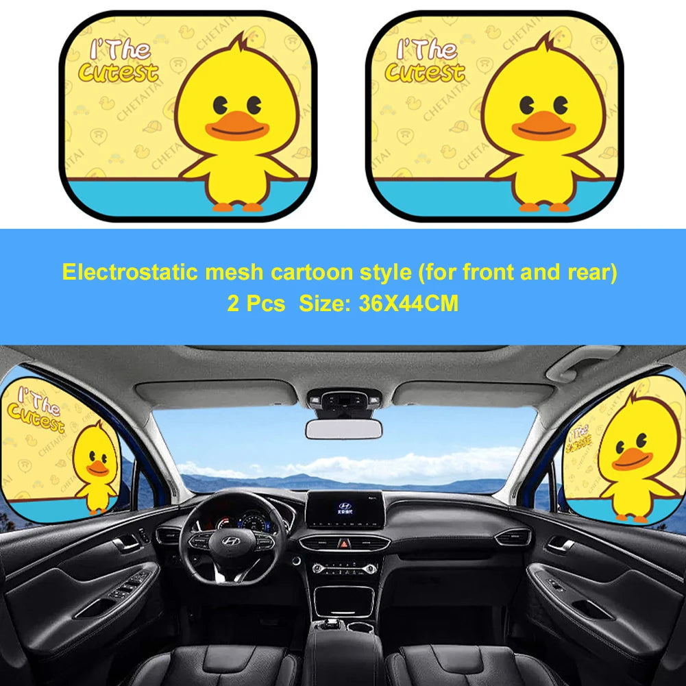 Cartoon Window Shade Characters Sun Car Sun Shade UV Protector