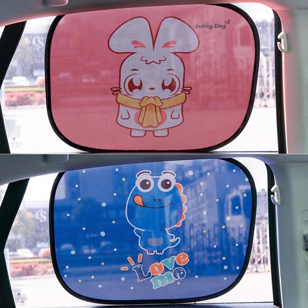 Cartoon Window Shade Characters Sun Car Sun Shade UV Protector