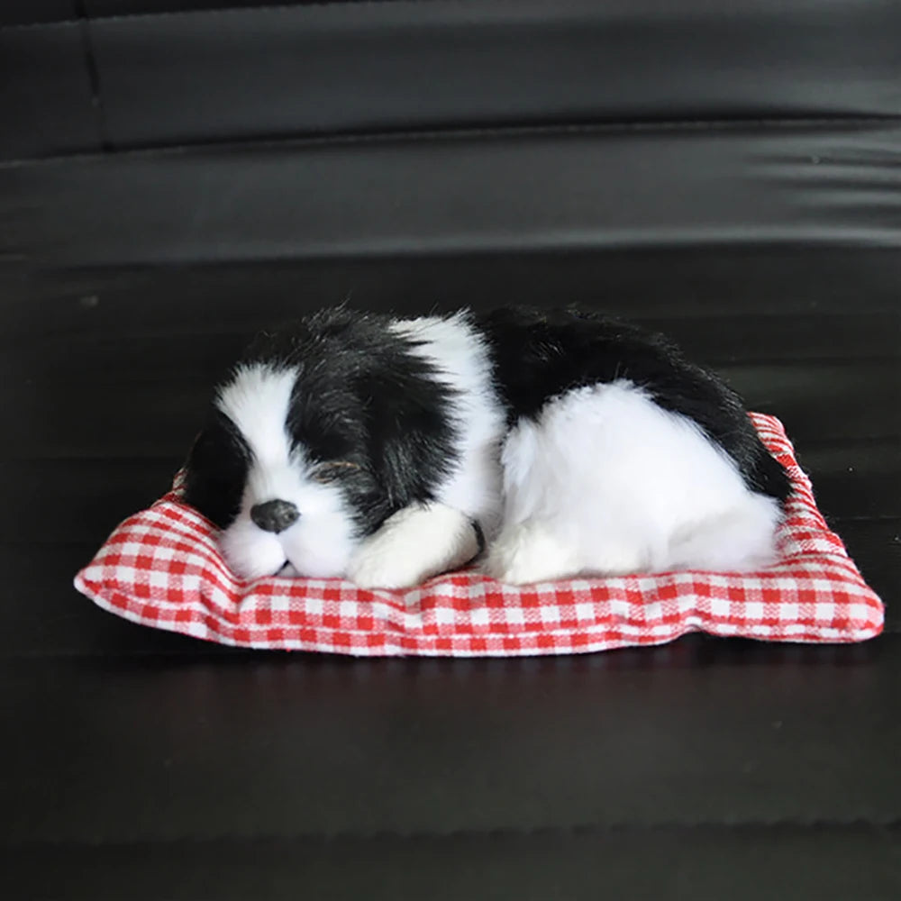 ABS Plush Dogs Car Ornament Car Dashboard Ornament Decoration