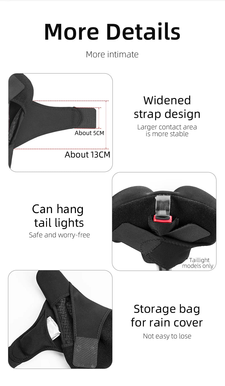 ROCKBROS Silicone Bicycle Saddle Hollow Premium Quality Replacement Accessory