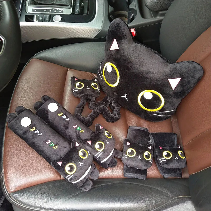 Cartoon Cute Cat Car Neck Premium Quality Replacement Accessory