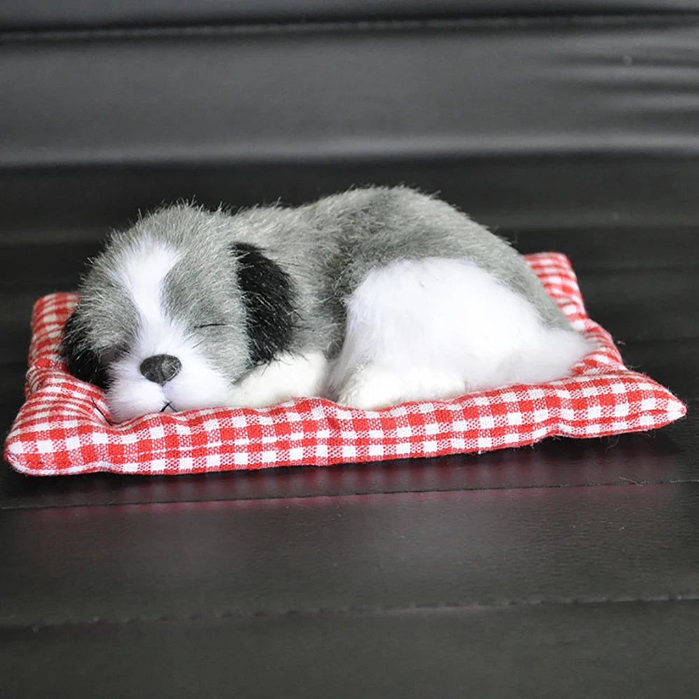 ABS Plush Dogs Car Ornament Car Dashboard Ornament Decoration