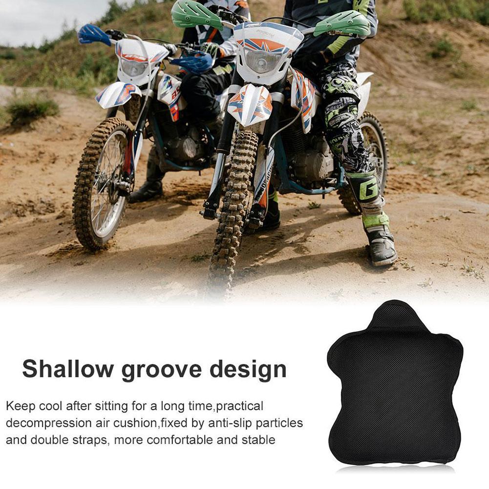 Motorcycle Gel Seat Cushion Breathable Premium Quality Replacement Accessory