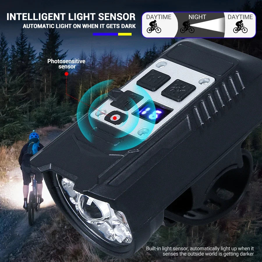 9 LED Bicycle Headlight USB Premium Quality Replacement Accessory