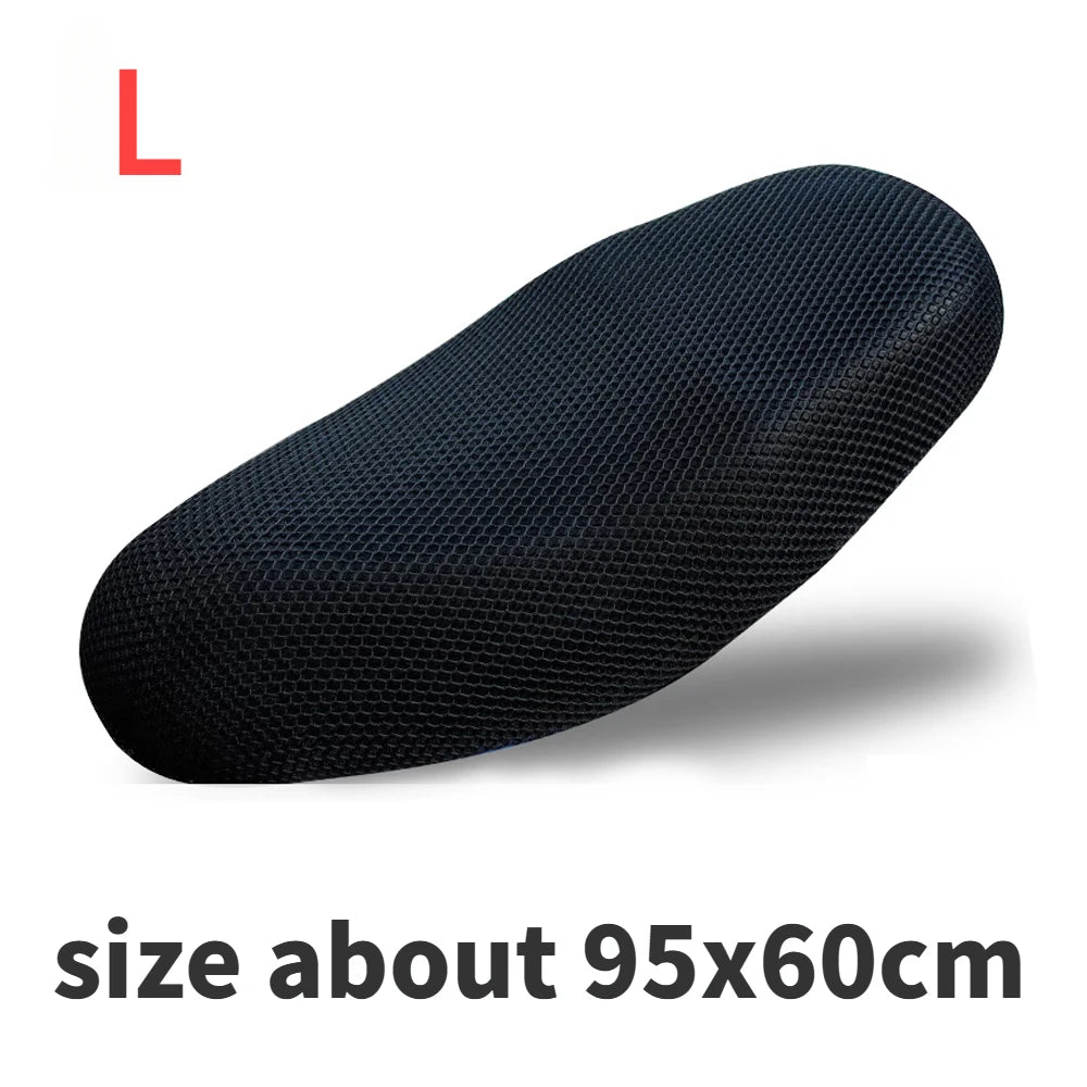Motorcycle Seat Cover 3D Mesh Premium Quality Replacement Accessory