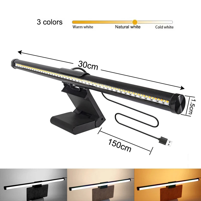 Computer Monitor Screen Light Bar LED Computer Monitor Light Bar Desk Lamp
