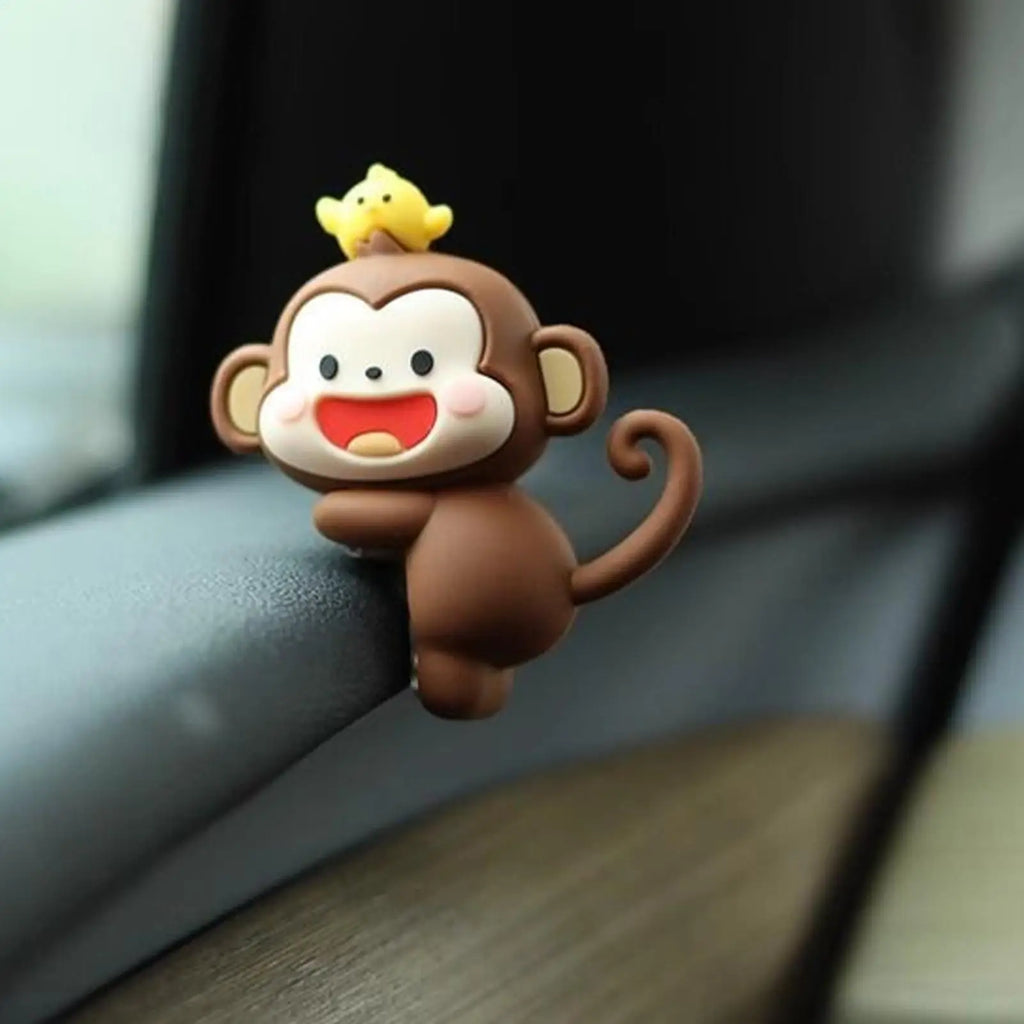 Cartoon Monkey Ornament Auto Center Car Dashboard Ornament Decoration
