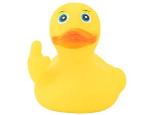 Rubber Middle Finger Duck Car Car Dashboard Ornament Decoration