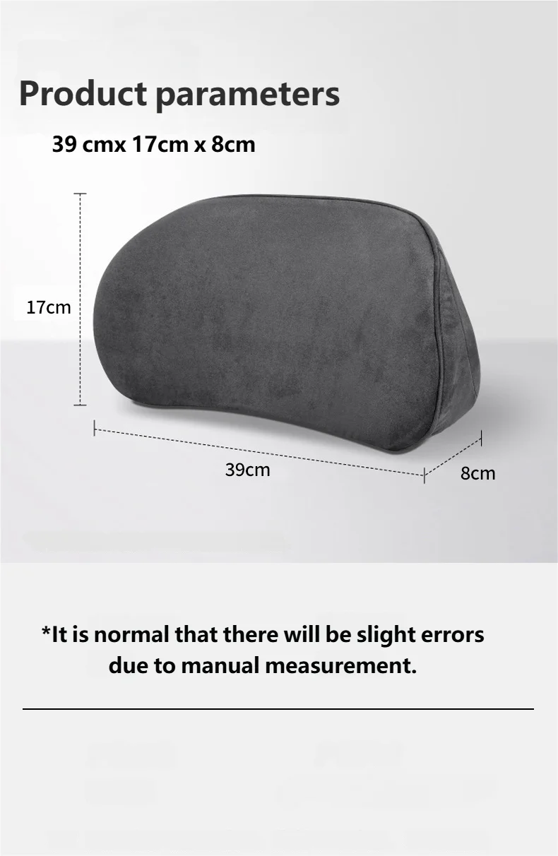 Car Memory Foam Lumbar Support Premium Quality Replacement Accessory