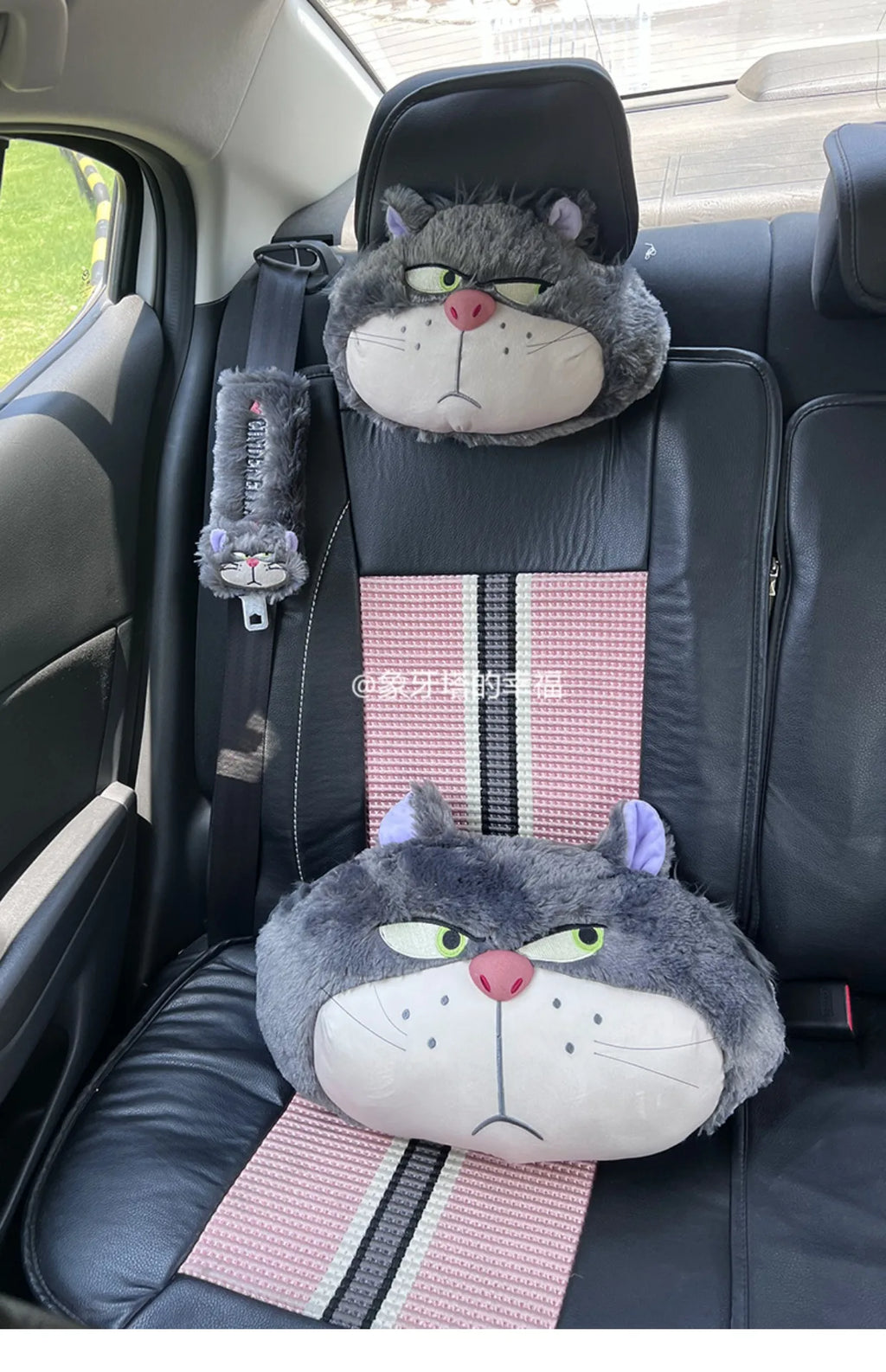 Cute Lucifer Cat Headrest Seat Premium Quality Replacement Accessory