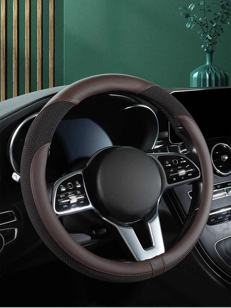 Car Steering Wheel Cover Premium Steering Wheel Cover Anti-Slip Comfort