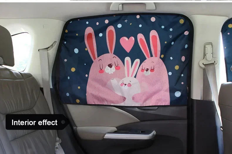 Cartoon Universal Side Window Sunshade Car Sun Shade UV Protector
