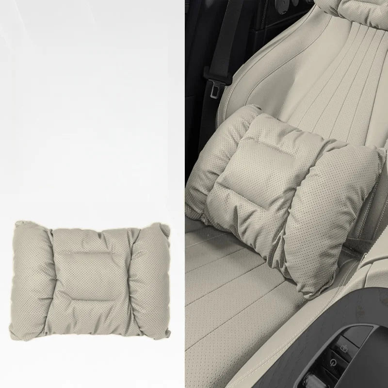 Memory Leather Car Headrest Neck Premium Quality Replacement Accessory
