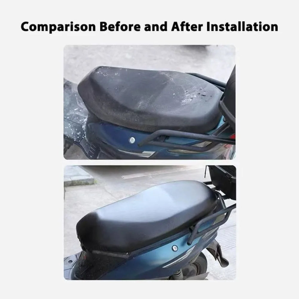 Motorcycle Seat Cover Elastic PU Premium Quality Replacement Accessory
