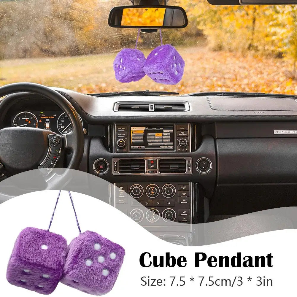 Big Long Hair Hot Stamping Car Dashboard Ornament Decoration