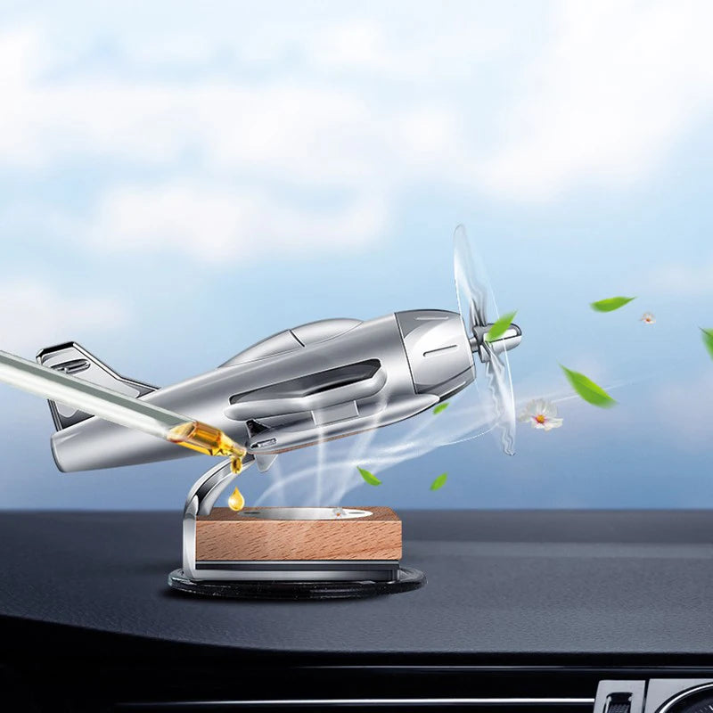 Car interior accessories solar airplane Car Dashboard Ornament Decoration
