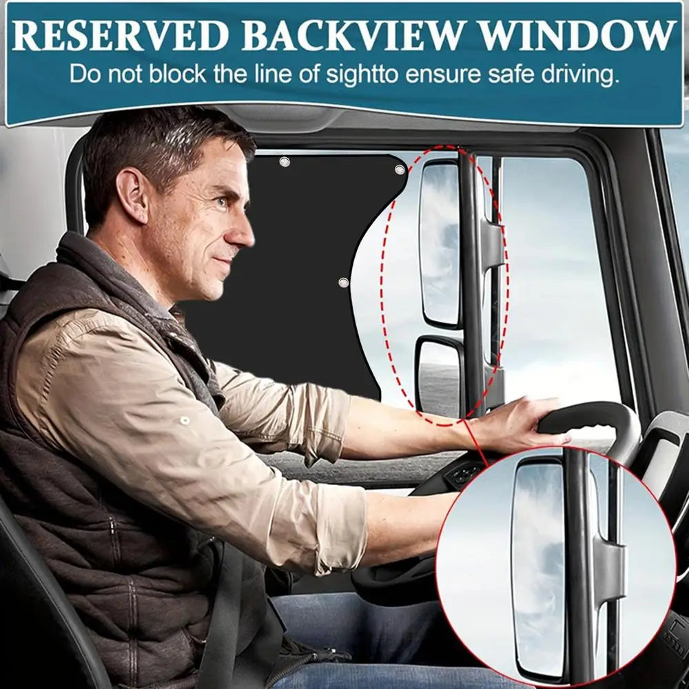 Semi Window Shade Side Sun Car Sun Shade UV Protector