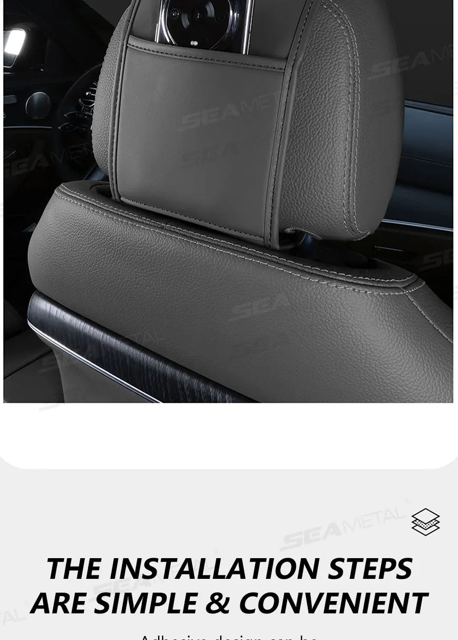 BLALION Premium Car Headrest Cover Premium Quality Replacement Accessory