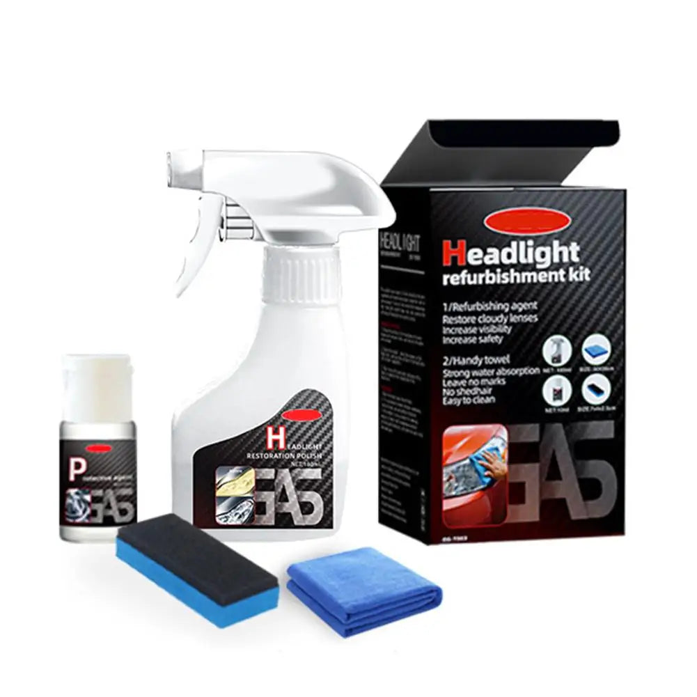 Car Headlights Restoration Kit Chemical Premium Quality Replacement Accessory