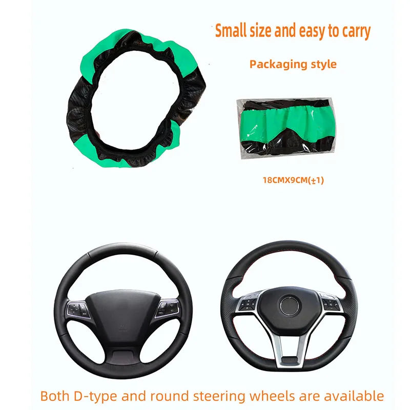 Car Steering Wheel Cover Breathable Steering Wheel Cover Anti-Slip Comfort
