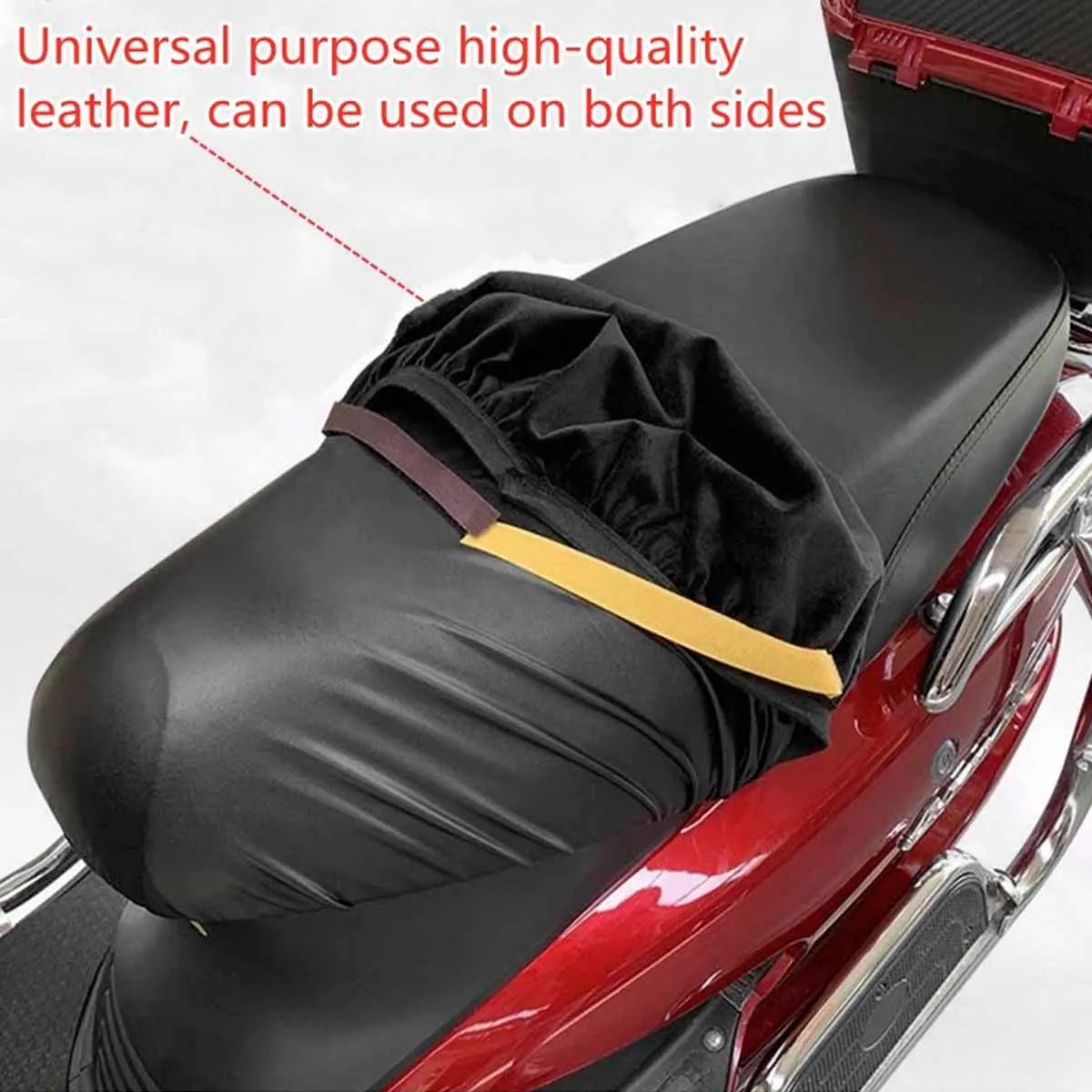 Motorcycle Seat Cover Elastic PU Premium Quality Replacement Accessory
