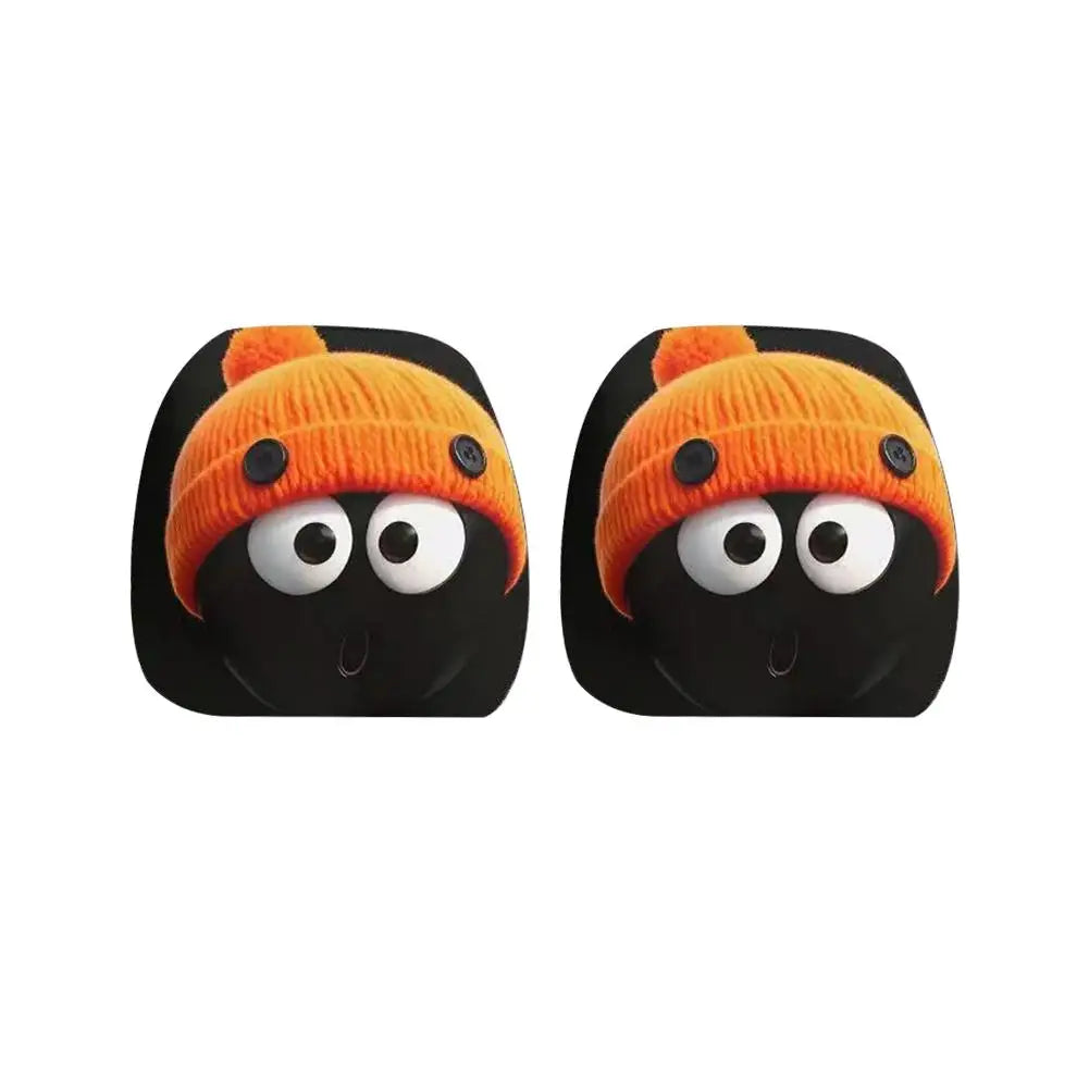 Funny Car Headrest Cover Elastic Premium Quality Replacement Accessory