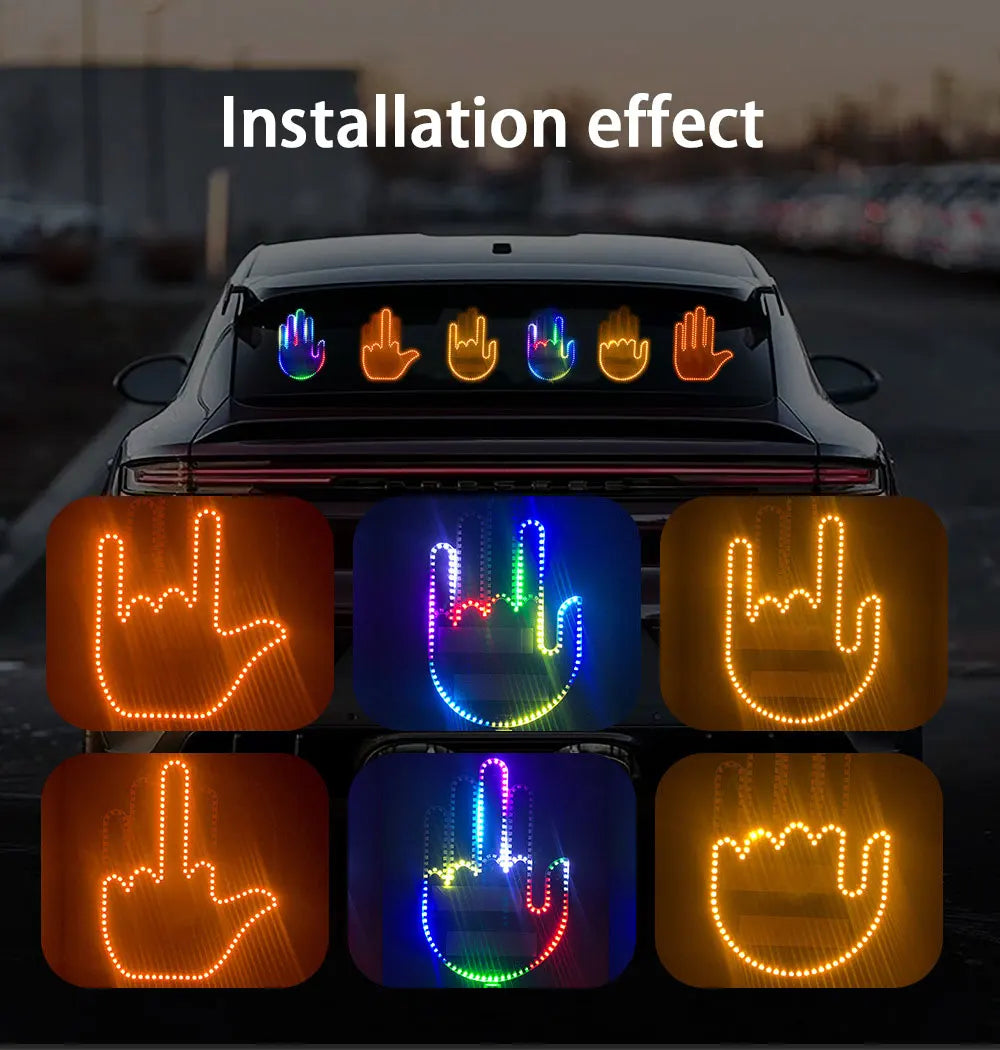 Car Finger Light With Remote Premium Quality Replacement Accessory