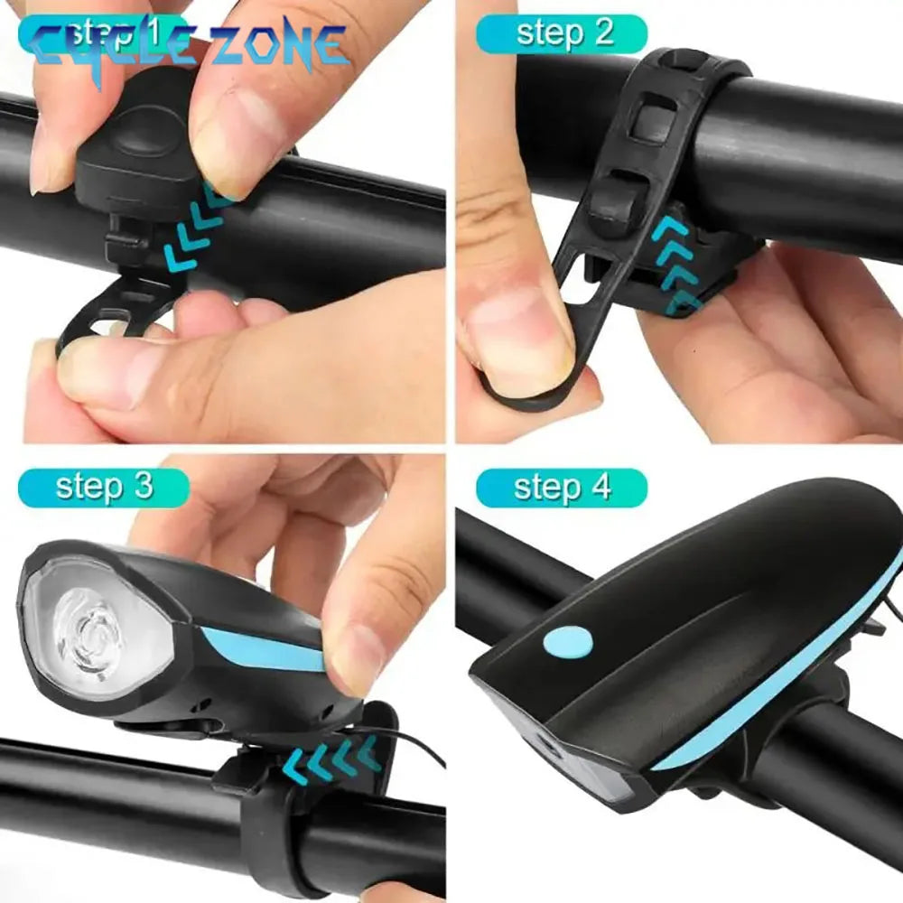 Bicycle LED Head Light with Premium Quality Replacement Accessory