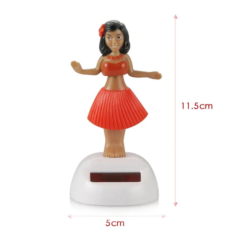 Car Ornament Solar Powered Dancing Car Dashboard Ornament Decoration