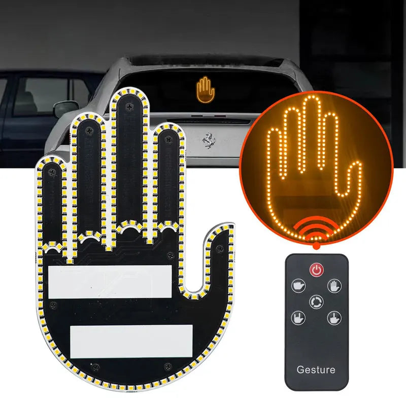 Car Finger Light With Remote Premium Quality Replacement Accessory