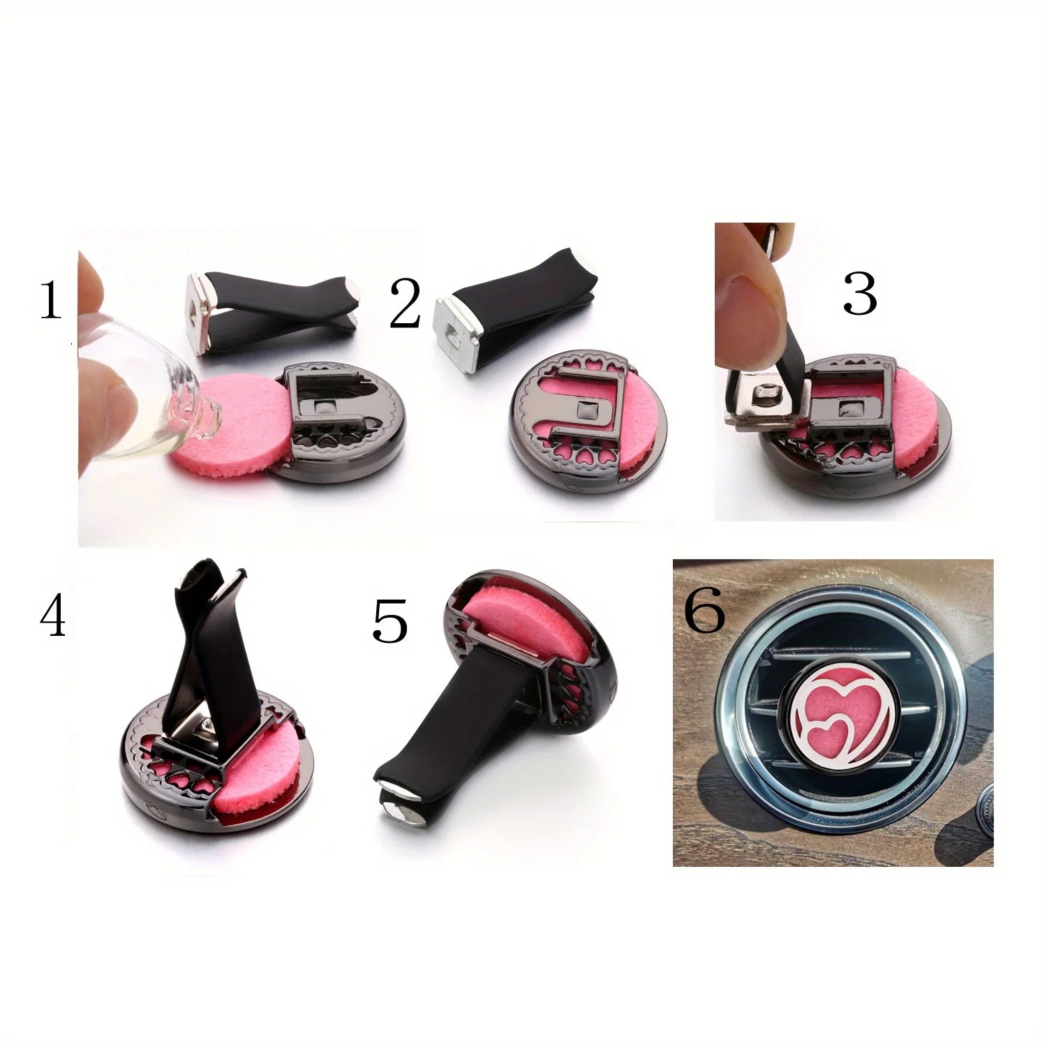 Refillable Car Air Freshener Perfume Premium Quality Replacement Accessory