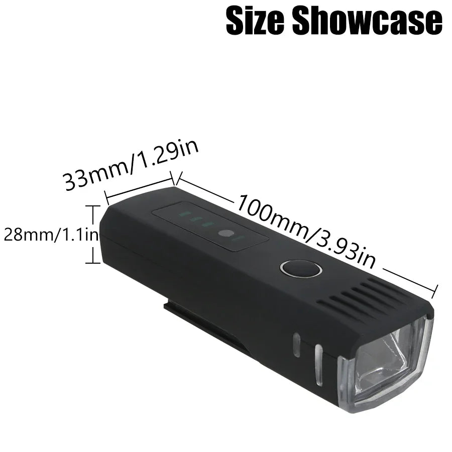 1000LM Bicycle Front Light Bright Premium Quality Replacement Accessory