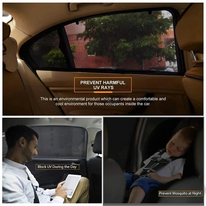 Car Rear Side Window Sunshade Car Sun Shade UV Protector