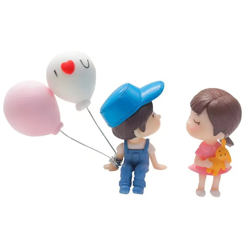 Cute Cartoon Couples Car Decoration Car Dashboard Ornament Decoration