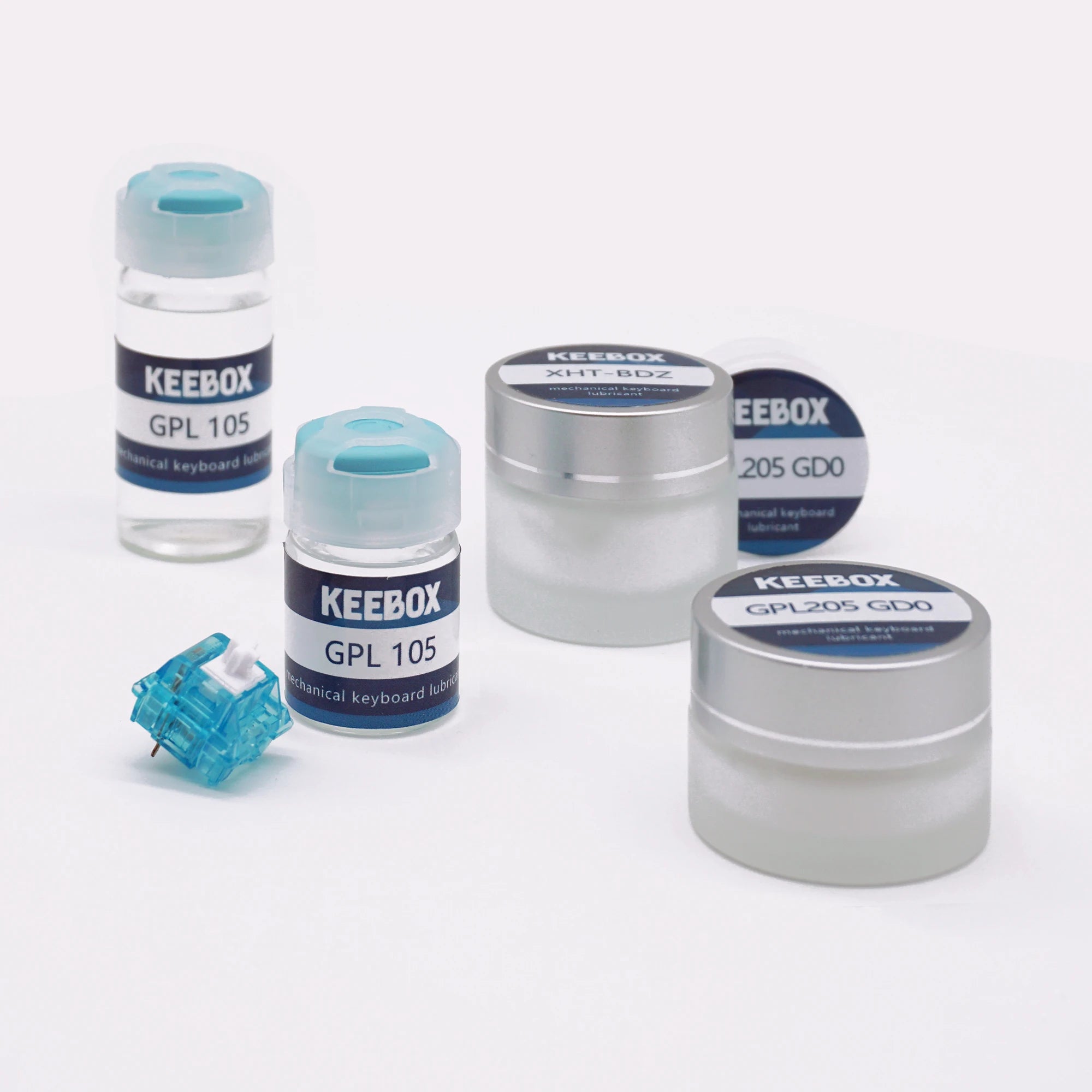 Keebox Krytox GPL205G0 GPL105 XHT-BDZ Mechanical Keyboard Switch Lube Customization Kit