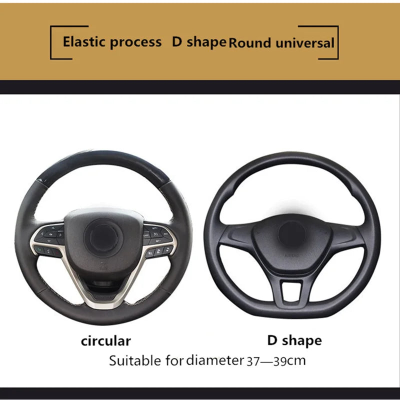 Universal Steering Wheel Cover 37/38 Steering Wheel Cover Anti-Slip Comfort