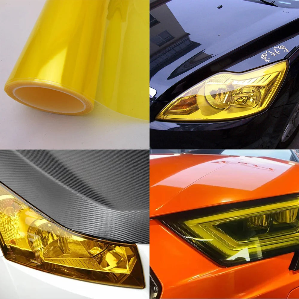 Smoke Matte Black Car Headlight Premium Quality Replacement Accessory